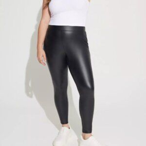 torrid Black Faux Leather Leggings